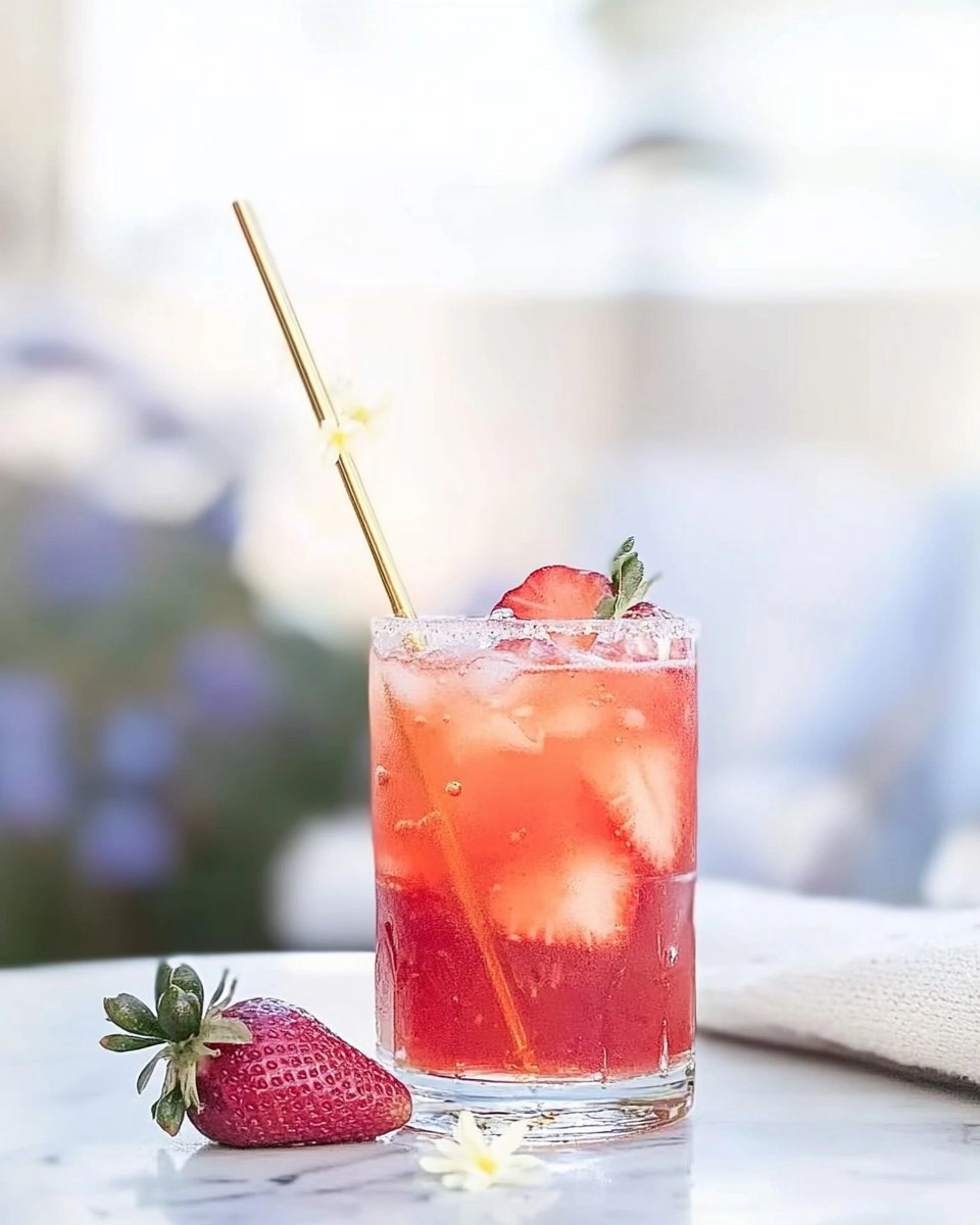 The Best Strawberry Tequila Sodas