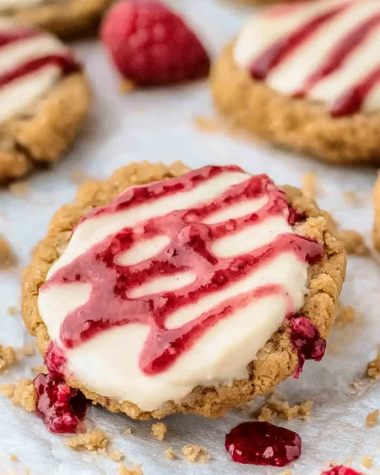 The-best-Crumbl-Raspberry-Cheesecake-Cookies-EVER-Recipe
