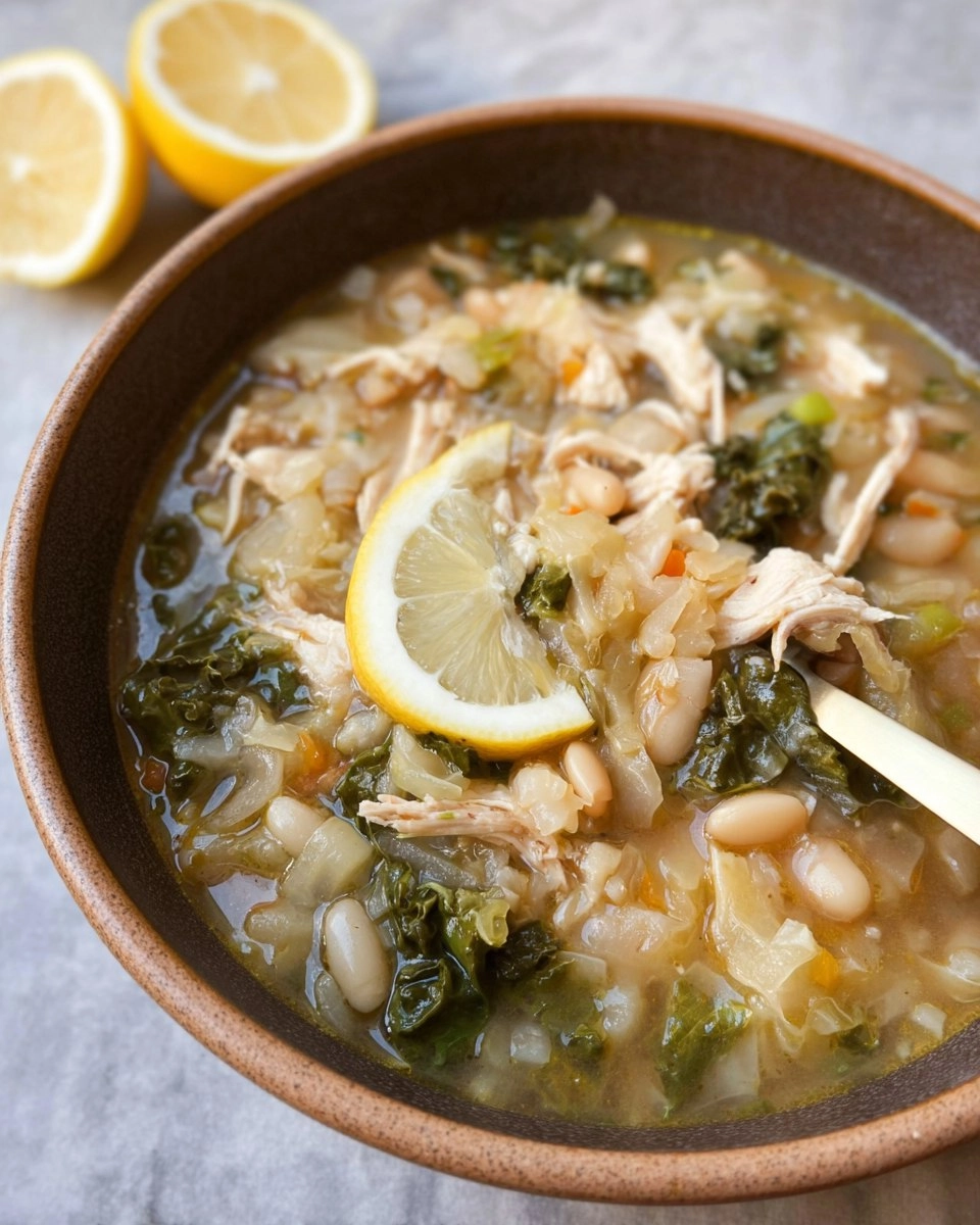 Top Chicken Cabbage and White Bean Soup