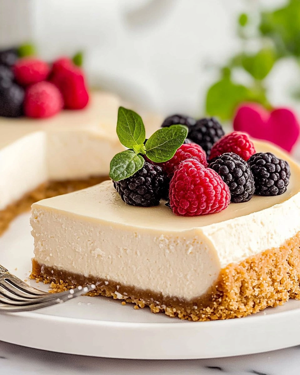 Valentine Eggless Cheesecake 