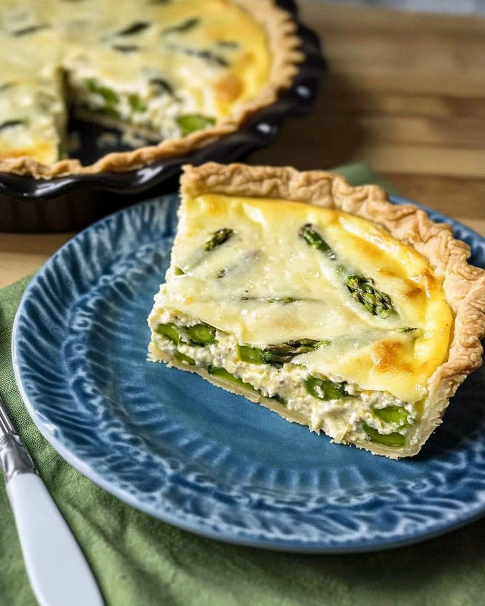 Asparagus and Gruyere Quiche | Easy Spring Breakfast