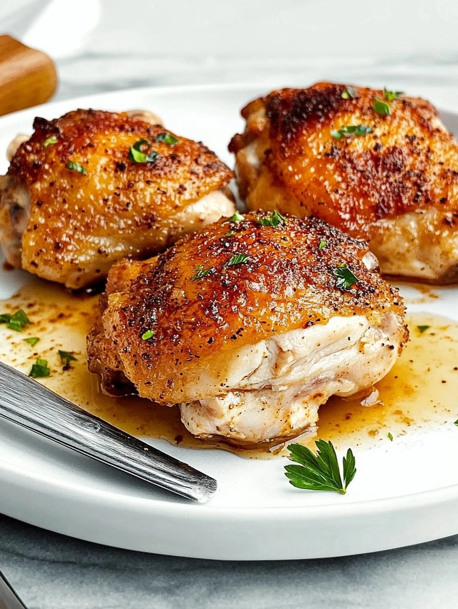 Baked Chicken Thighs | Juicy Oven-Roasted Chicken
