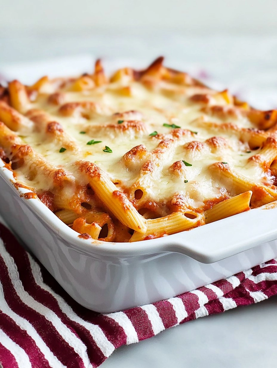 Baked Penne | Cheesy Oven-Baked Pasta Casserole