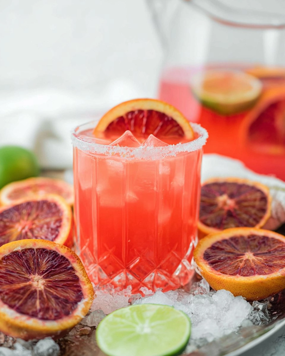 Blood Orange Margarita Pitcher (Easy Big-Batch Citrus Cocktail) 80 Blood Orange Margarita Pitcher (Easy Big-Batch Citrus Cocktail)