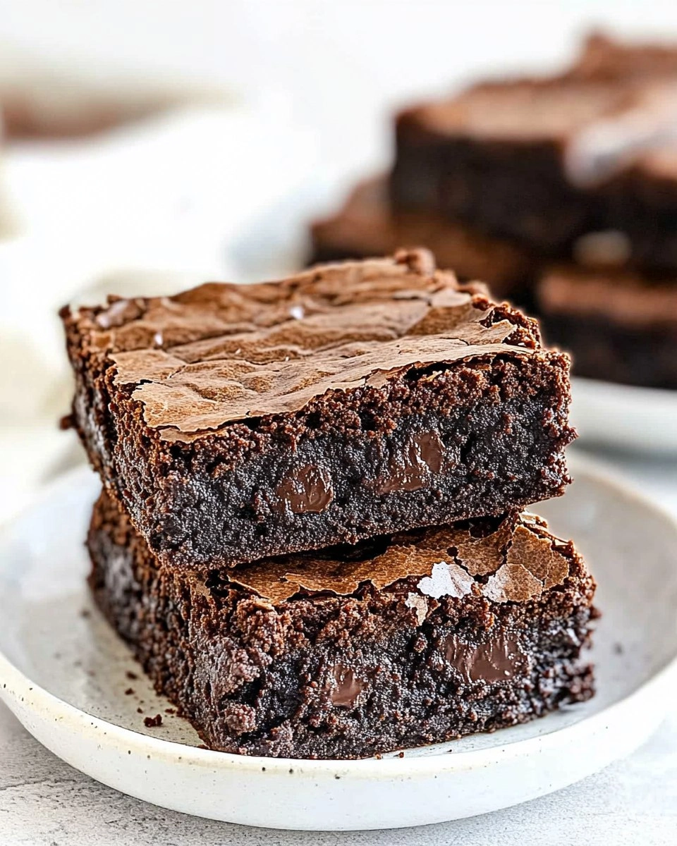 Brownies | Fudgy Dark Chocolate Brownies