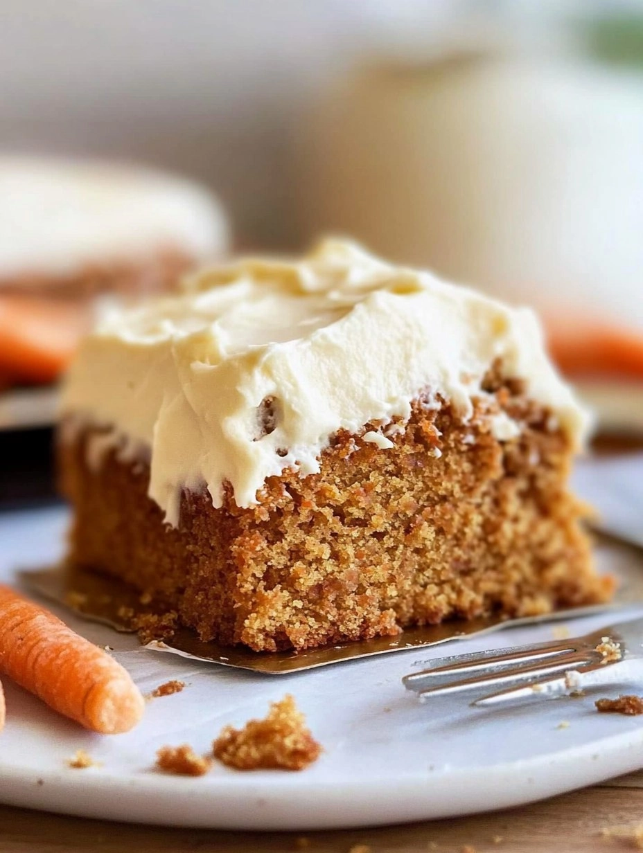 Carrot Cake Sheet Cake with Thick Cream Cheese Frosting