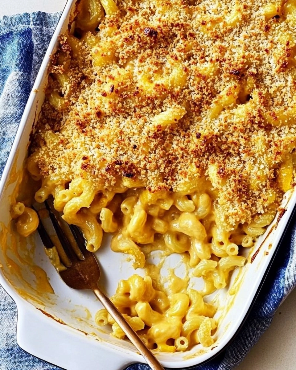 Cheesy Baked Butternut Squash Mac and Cheese