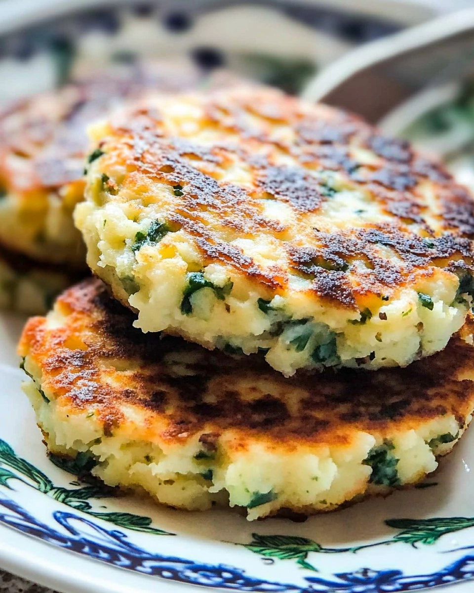Cheesy Colcannon Potato Cakes with Scallions 100 Cheesy Colcannon Potato Cakes with Scallions