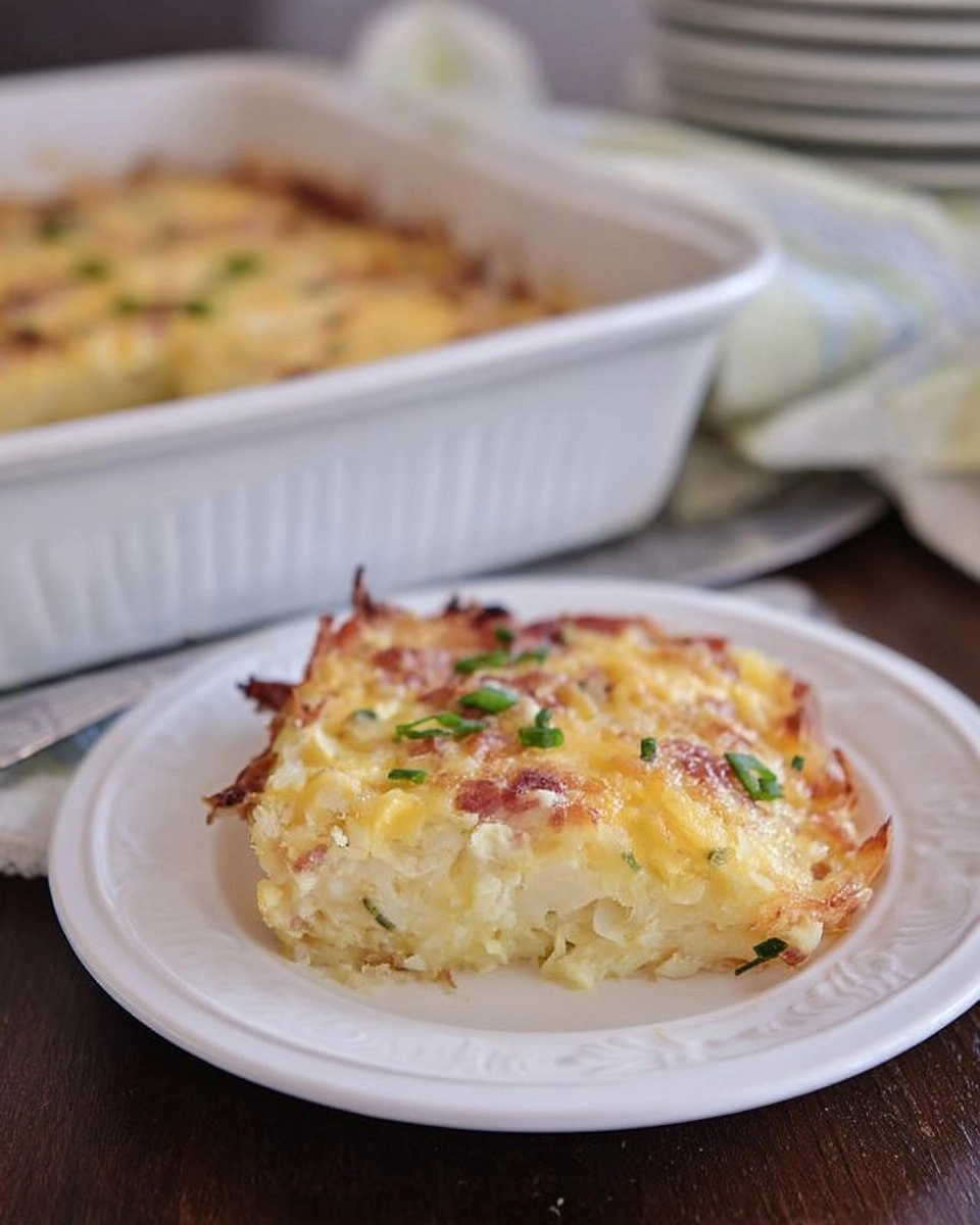 Cheesy Hash Brown Egg Bake (Crowd-Pleasing Easter Brunch Casserole)