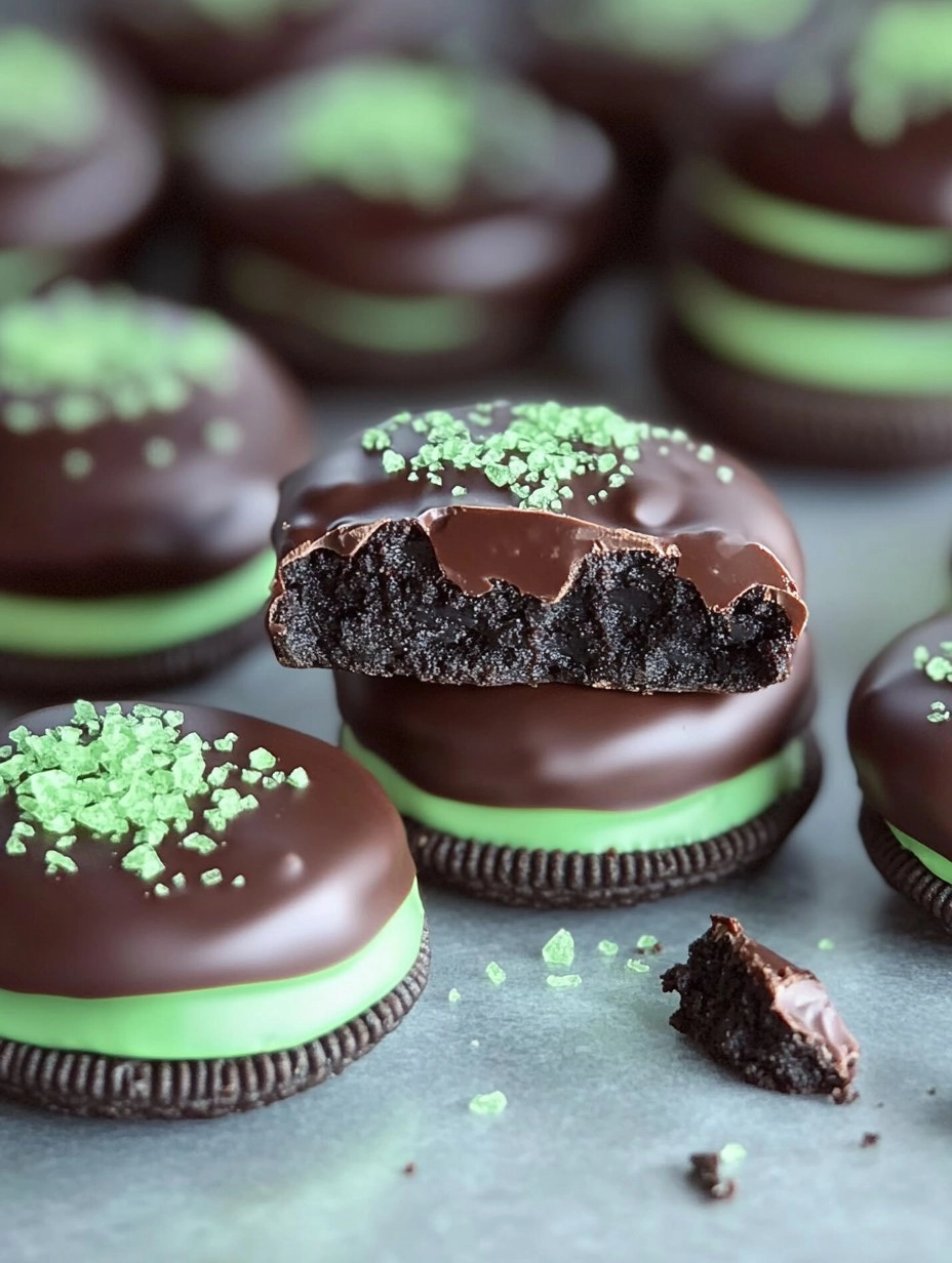 Chocolate Covered Mint Oreos 71 Chocolate Covered Mint Oreos