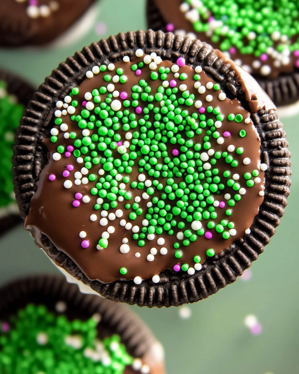 Chocolate Dipped Oreos with Sprinkles