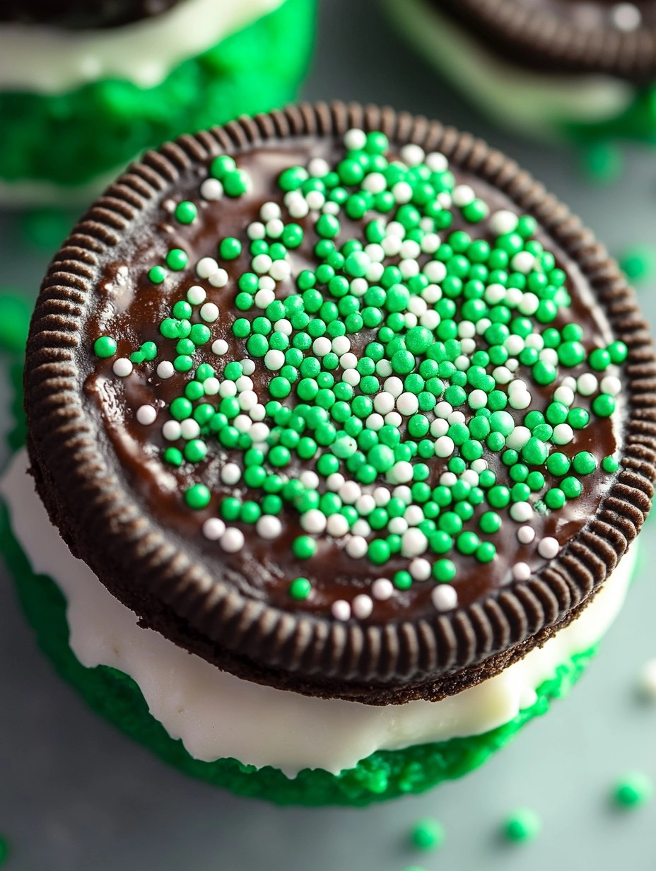 Chocolate Dipped Oreos with Sprinkles