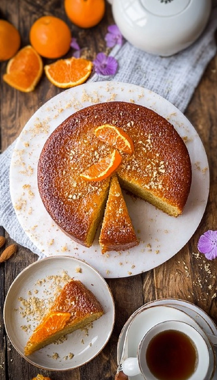 Clementine & Almond Flour Tea Cake (Naturally Gluten-Free)