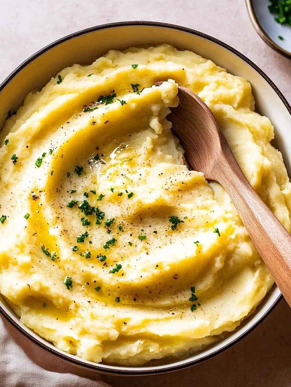 Creamy Garlic Mashed Potatoes (Restaurant Style)