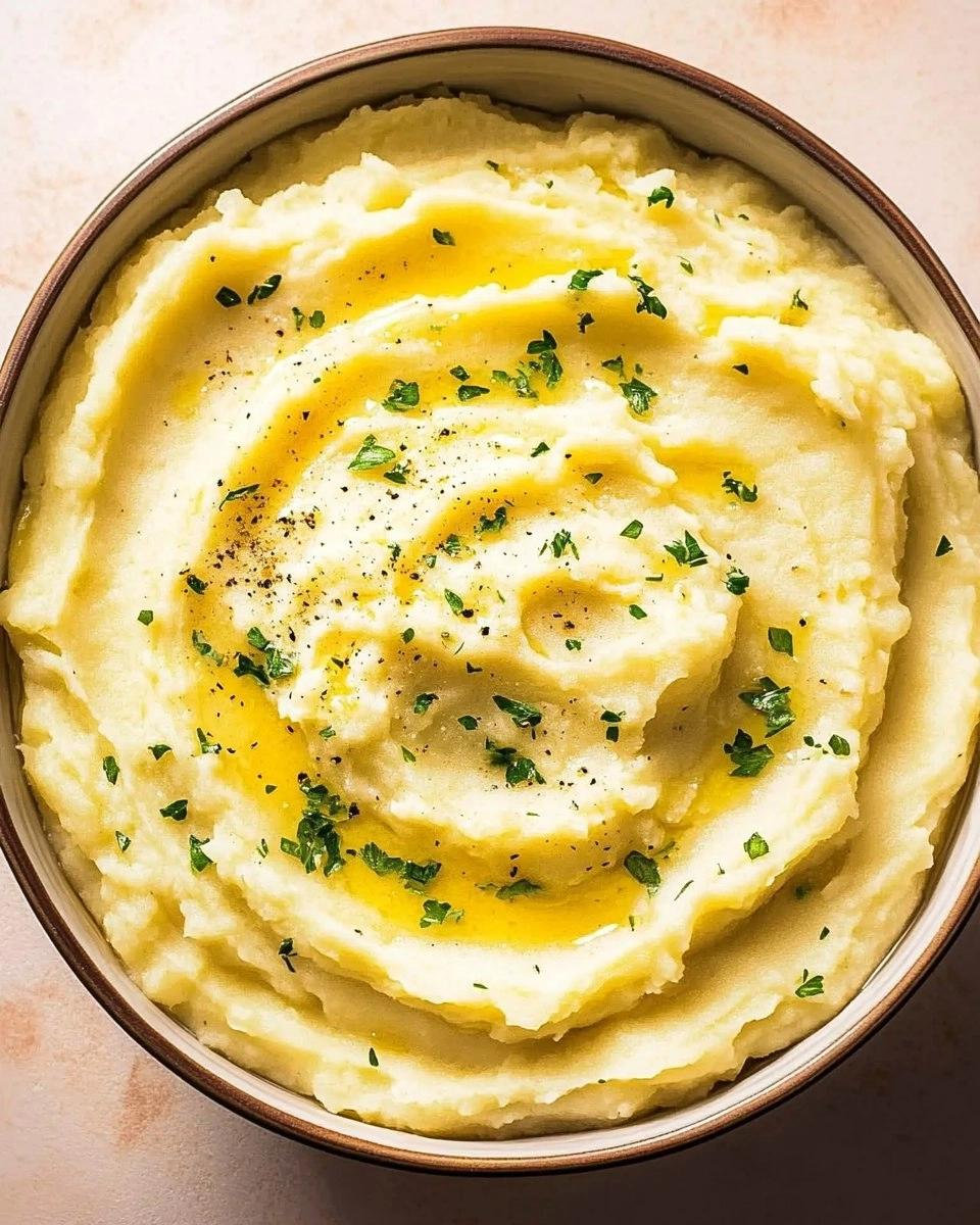 Creamy Garlic Mashed Potatoes (Restaurant Style)