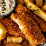 Crispy-Baked-Fish-Chips-with-Tartar-Sauce-Recipe