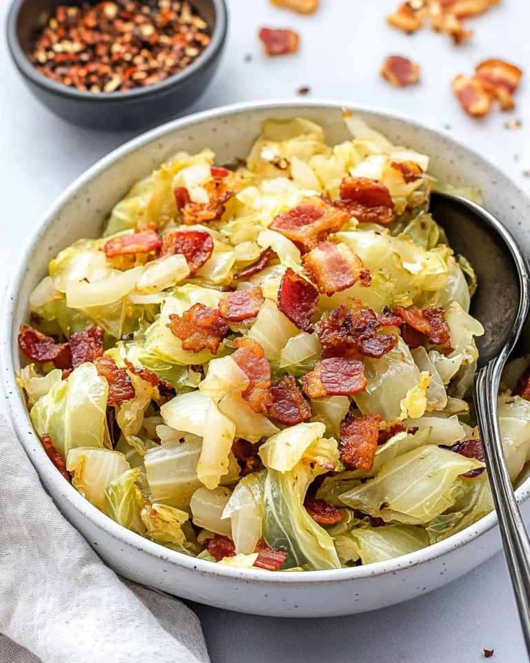 Crispy-Pan-Fried-Cabbage-with-Bacon-Onions-Recipe