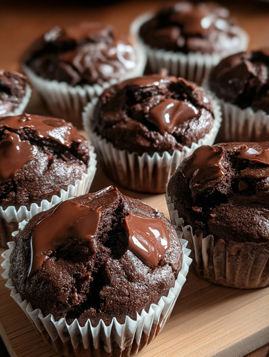 Easy Double Chocolate Muffins