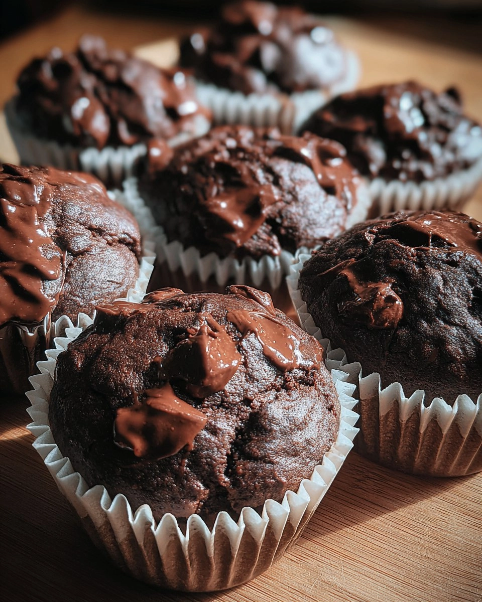 Easy Double Chocolate Muffins