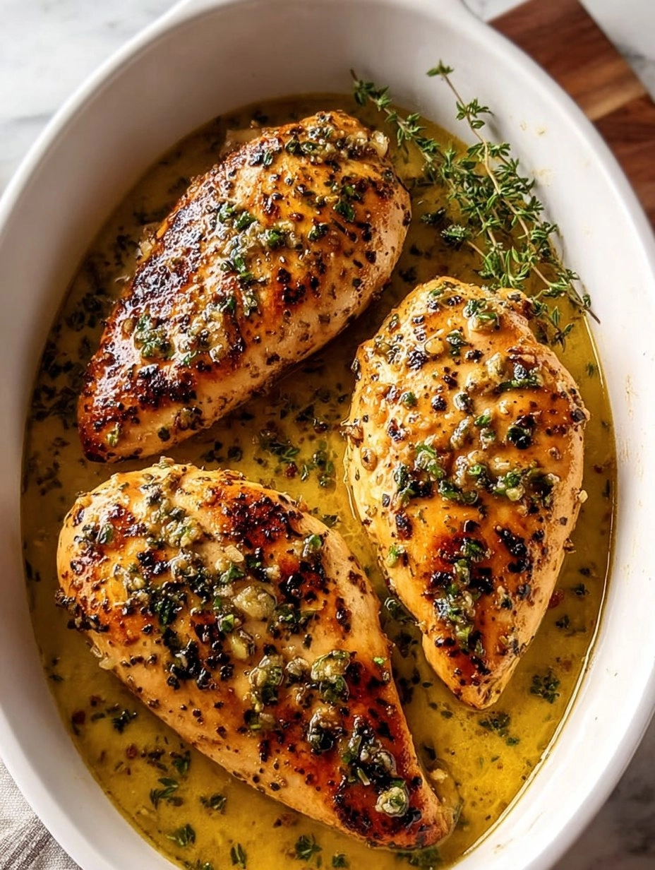Honey Dijon Garlic Chicken Breasts | Easy Dinner idea