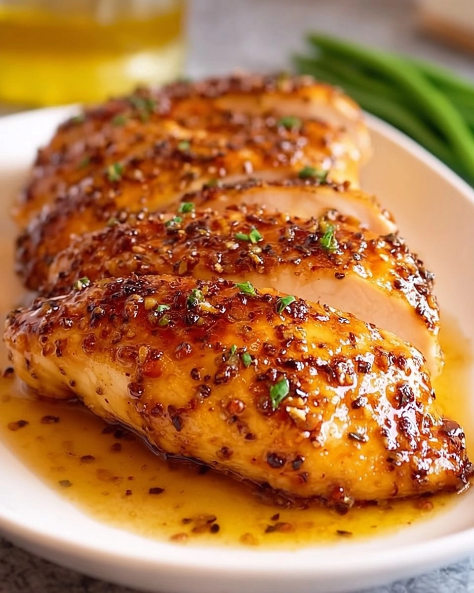 Honey Dijon Garlic Chicken Breasts | Easy Dinner idea