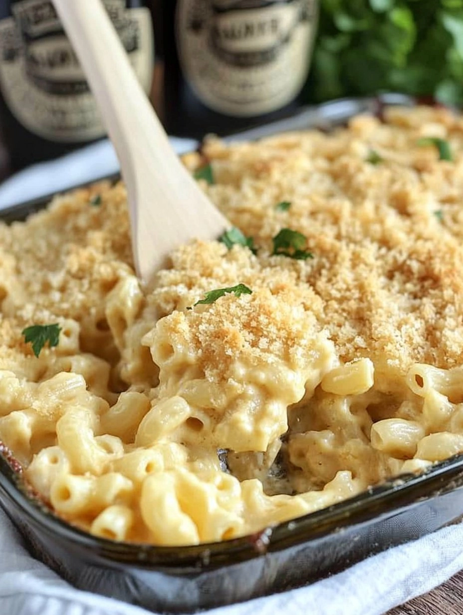 Irish Cheddar & Stout Mac and Cheese Bake 131 Irish Cheddar & Stout Mac and Cheese Bake