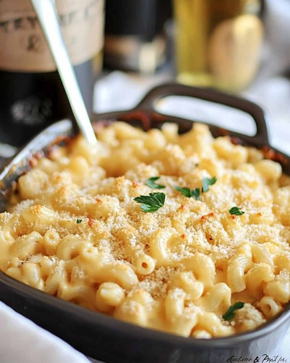 Irish Cheddar & Stout Mac and Cheese Bake 132 Irish Cheddar & Stout Mac and Cheese Bake