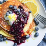 Lemon-Ricotta-Pancakes-with-Warm-Berry-Compote-Recipe