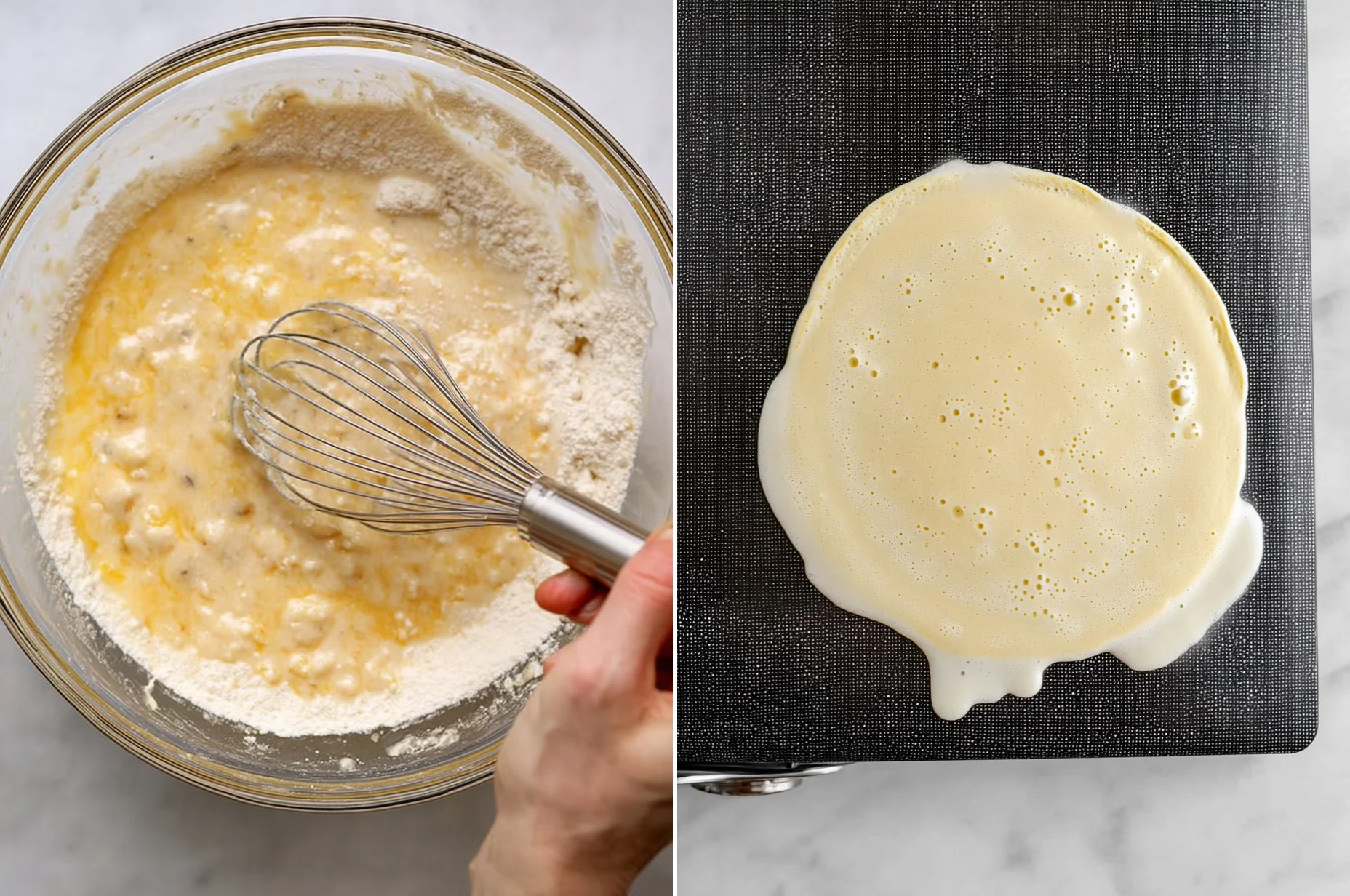Lemon Ricotta Pancakes with Warm Berry Compote