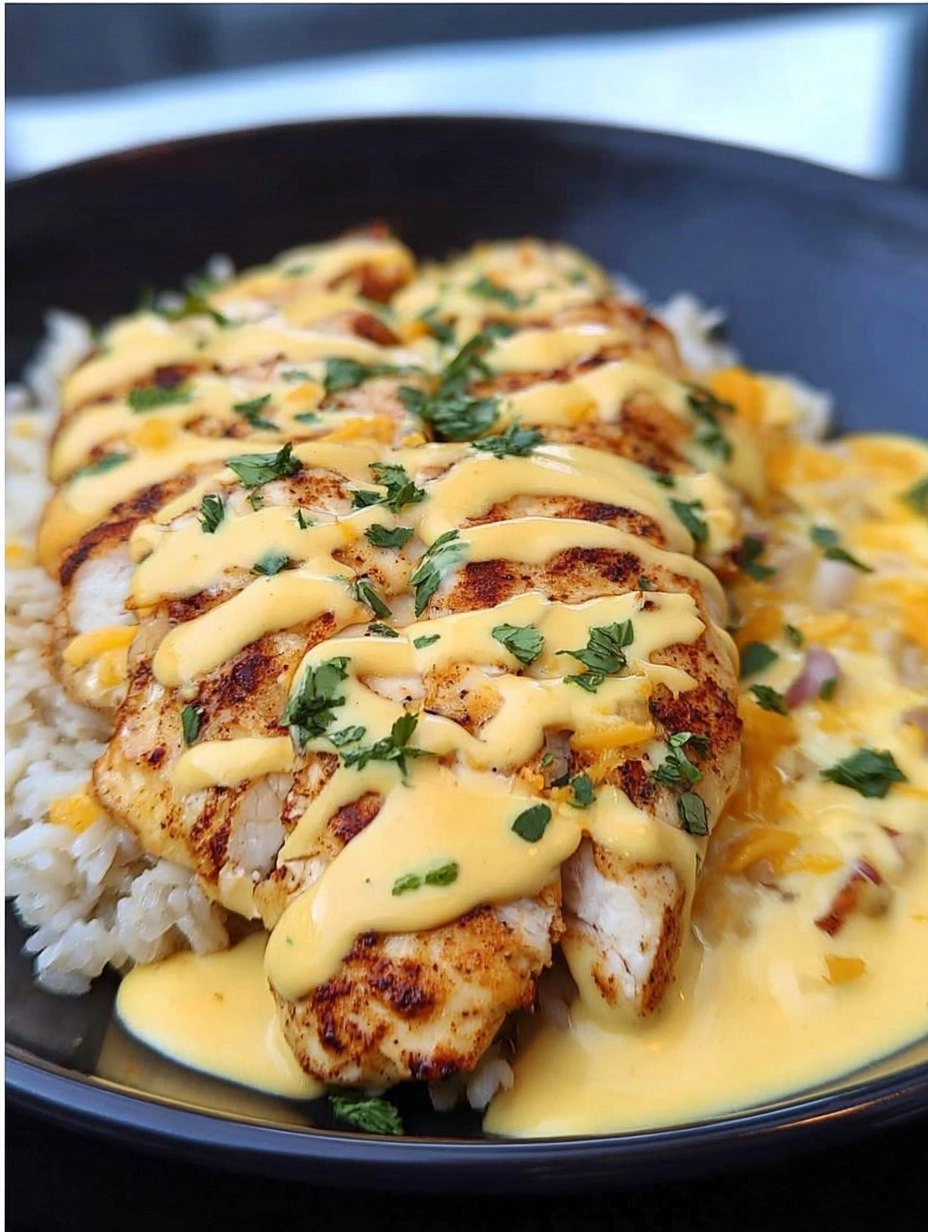Mexican Chicken with Cheese Sauce