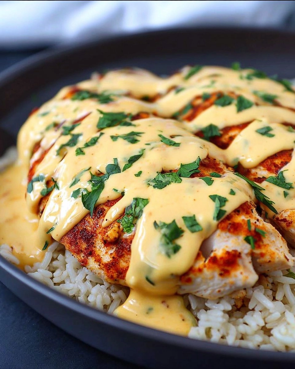 Mexican Chicken with Cheese Sauce