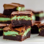 Mint-Chocolate-Brownies-Easy-St-Patricks-Day-Fudgy-Brownies-Recipe