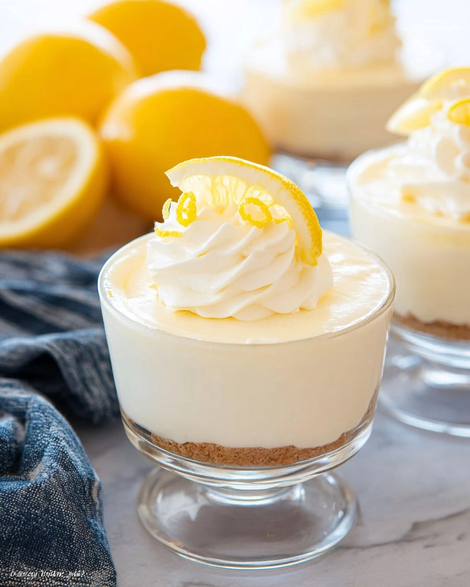 No-Bake-Lemon-Cheesecake-Cups-with-Vanilla-Cookie-Crust-Recipe