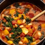 One-Pot-Creamy-Tuscan-White-Bean-Kale-Soup-Recipe