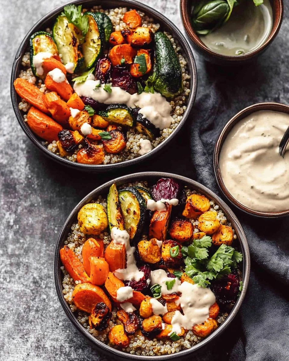 Quinoa Buddha Bowl | Healthy Grain Bowl with Roasted Veggies