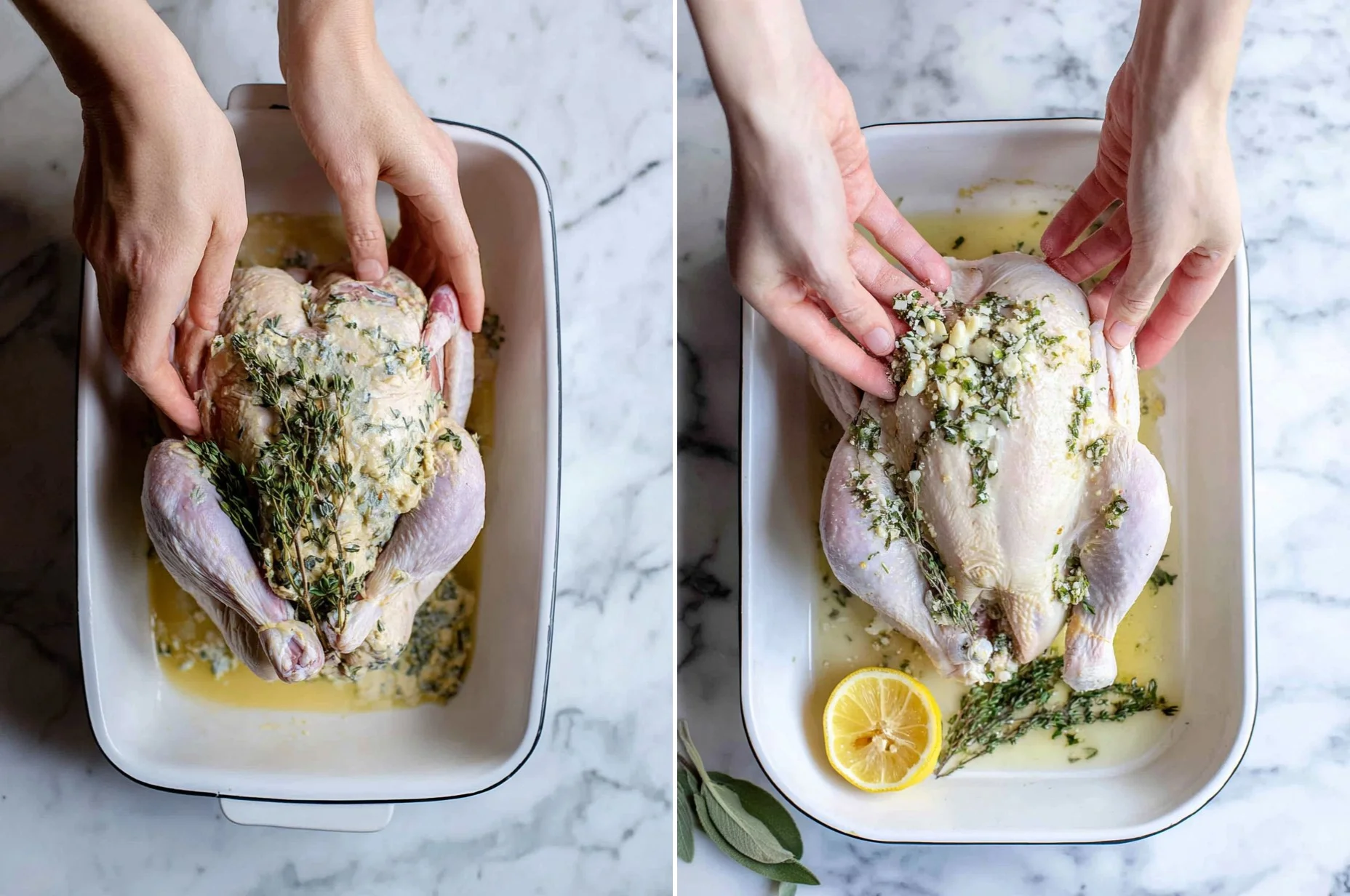 Roasted Garlic & Herb Whole Chicken (Sunday Dinner)