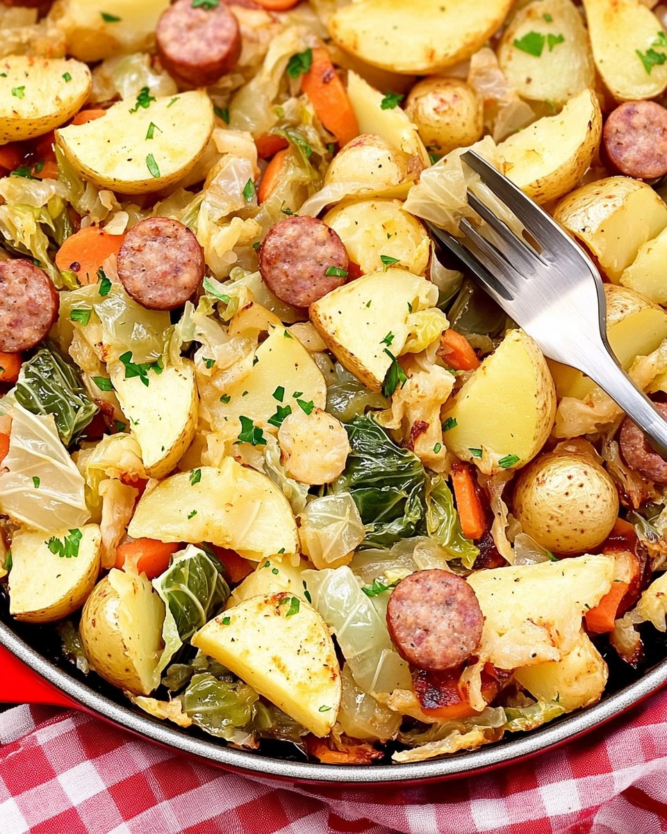Sheet-Pan Sausage, Cabbage & Potatoes (Easy Weeknight Dinner)