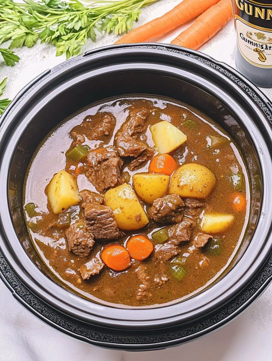 Slow Cooker Guinness Beef Stew with Potatoes & Carrots 151 Slow Cooker Guinness Beef Stew with Potatoes & Carrots