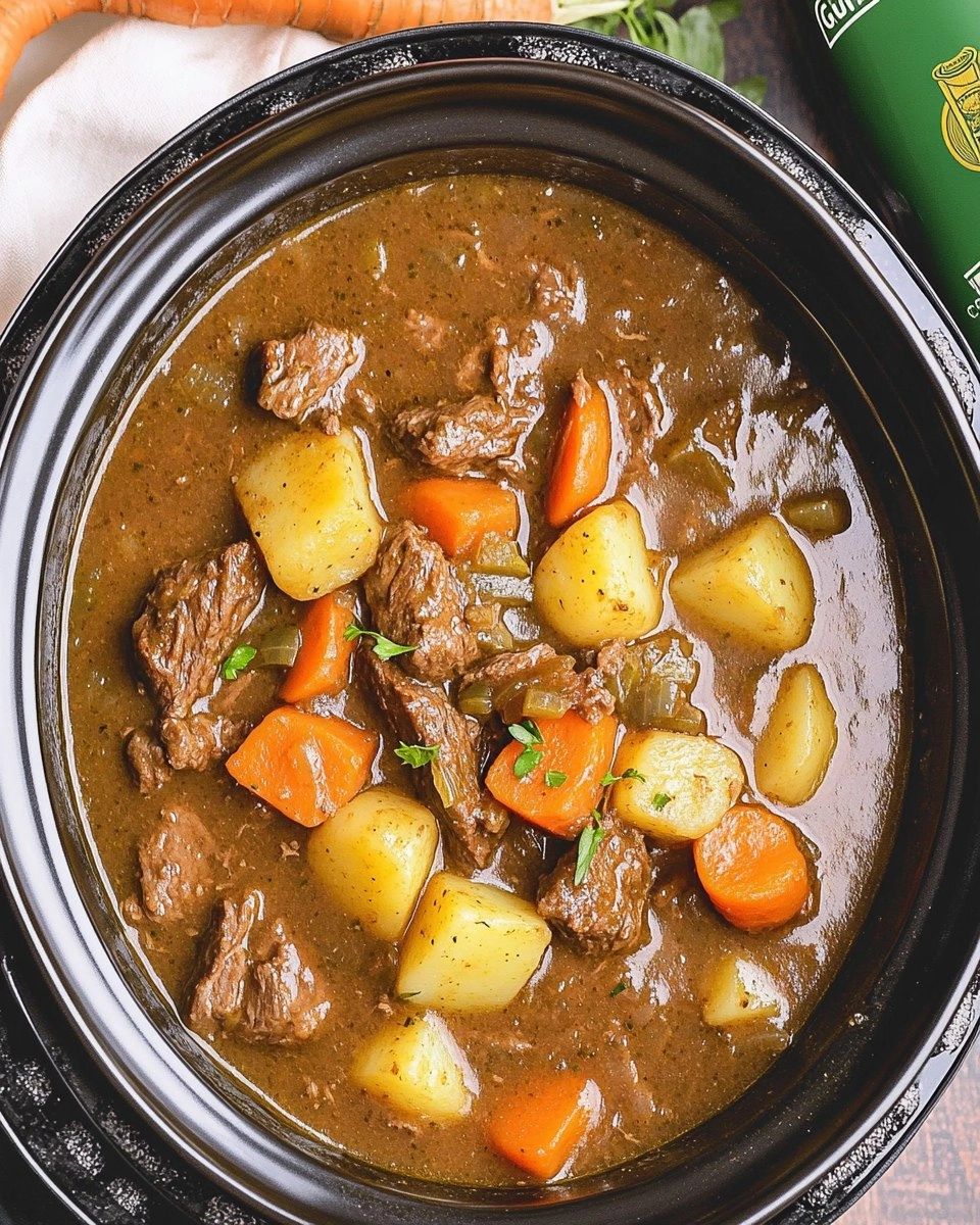 Slow Cooker Guinness Beef Stew with Potatoes & Carrots 152 Slow Cooker Guinness Beef Stew with Potatoes & Carrots