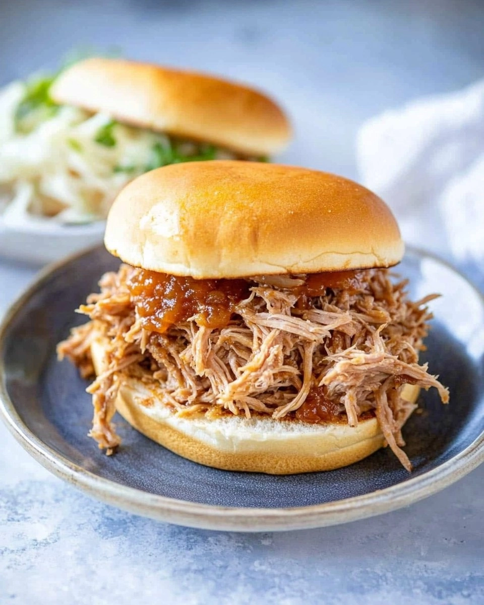 Slow Cooker Pulled Pork | Tender Shredded Pork Sandwiches