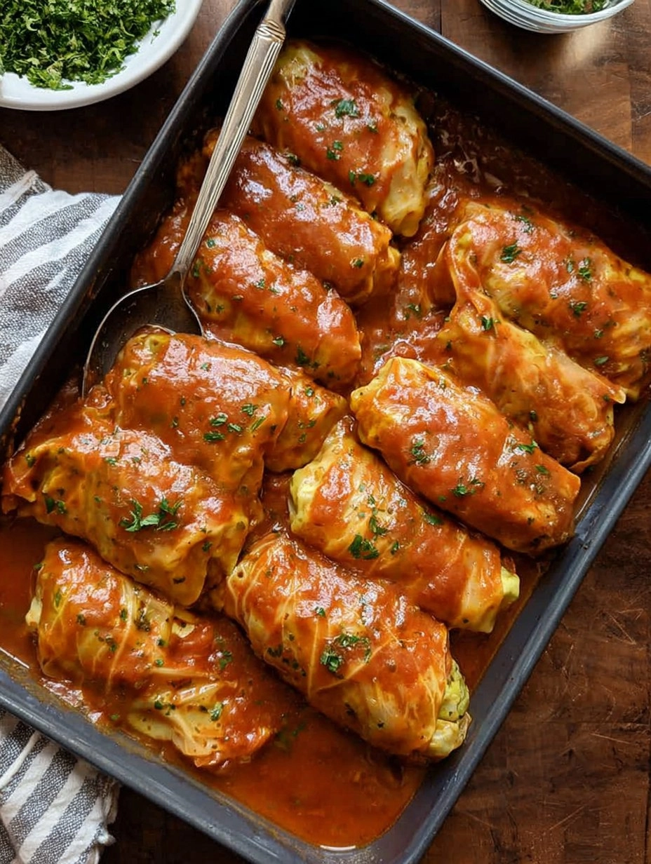 Stuffed Cabbage Rolls | Easy healthy dinner 