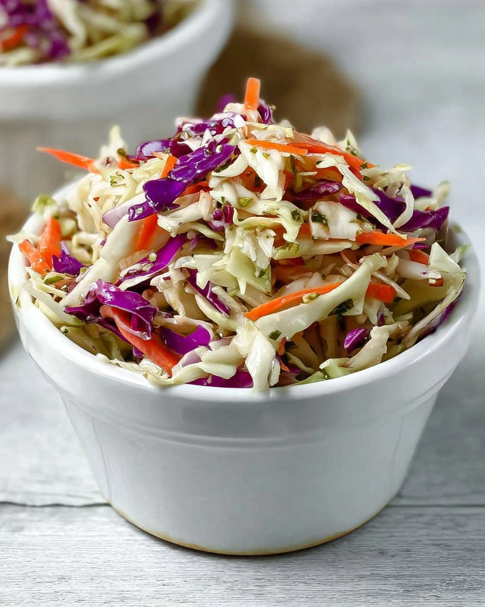 Tangy Vinegar Coleslaw (No Mayo, Summer-Ready) 3 Tangy-Vinegar-Coleslaw-No-Mayo-Summer-Ready-Recipe