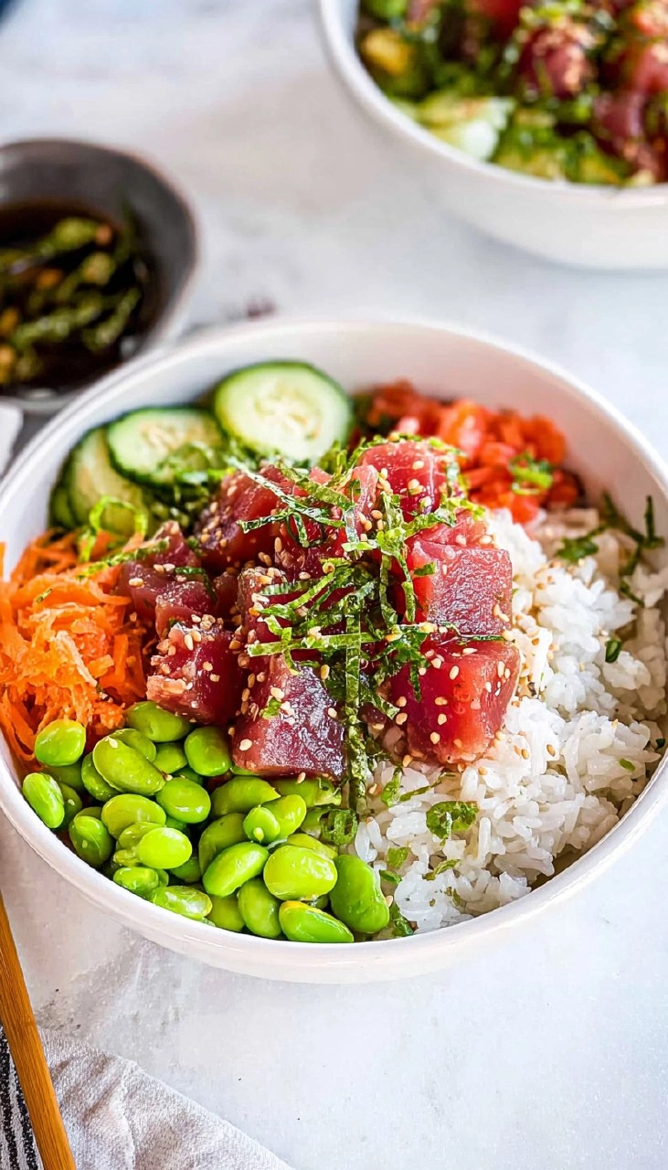 Ahi Tuna Poke Bowls 102 Ahi Tuna Poke Bowls