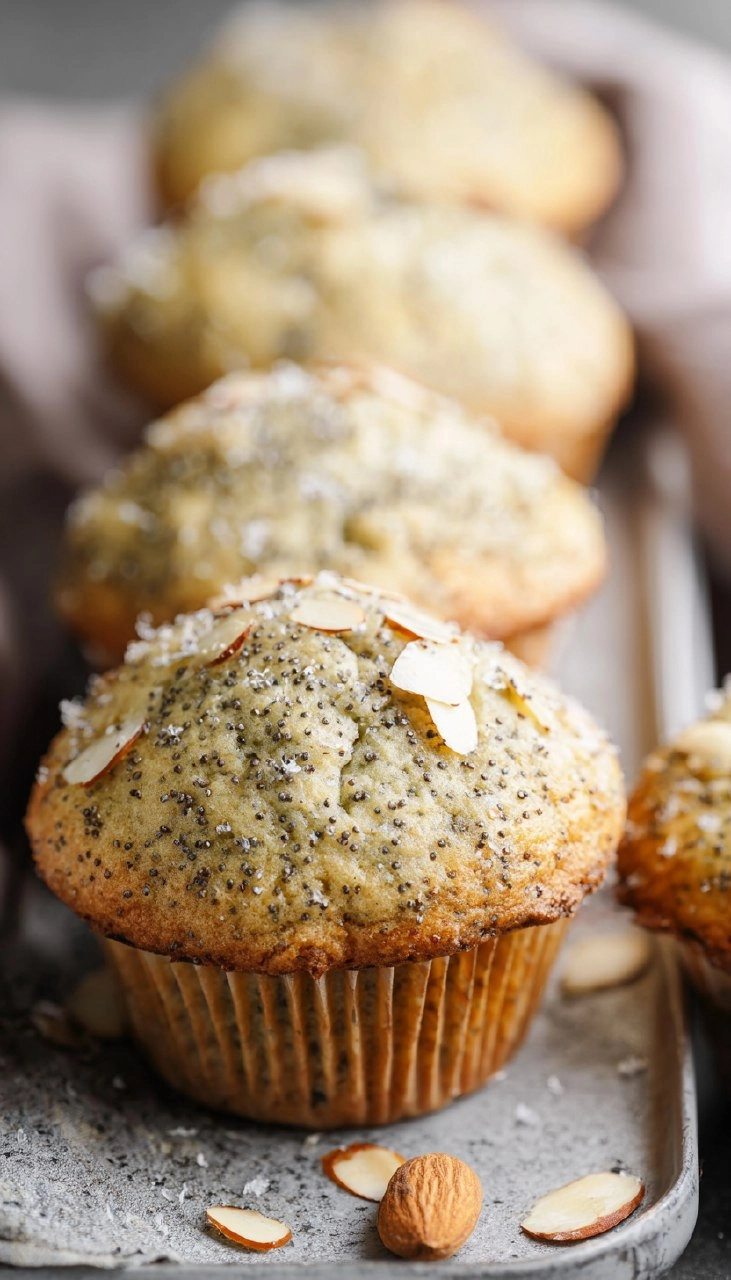 Almond Poppy Seed Muffins