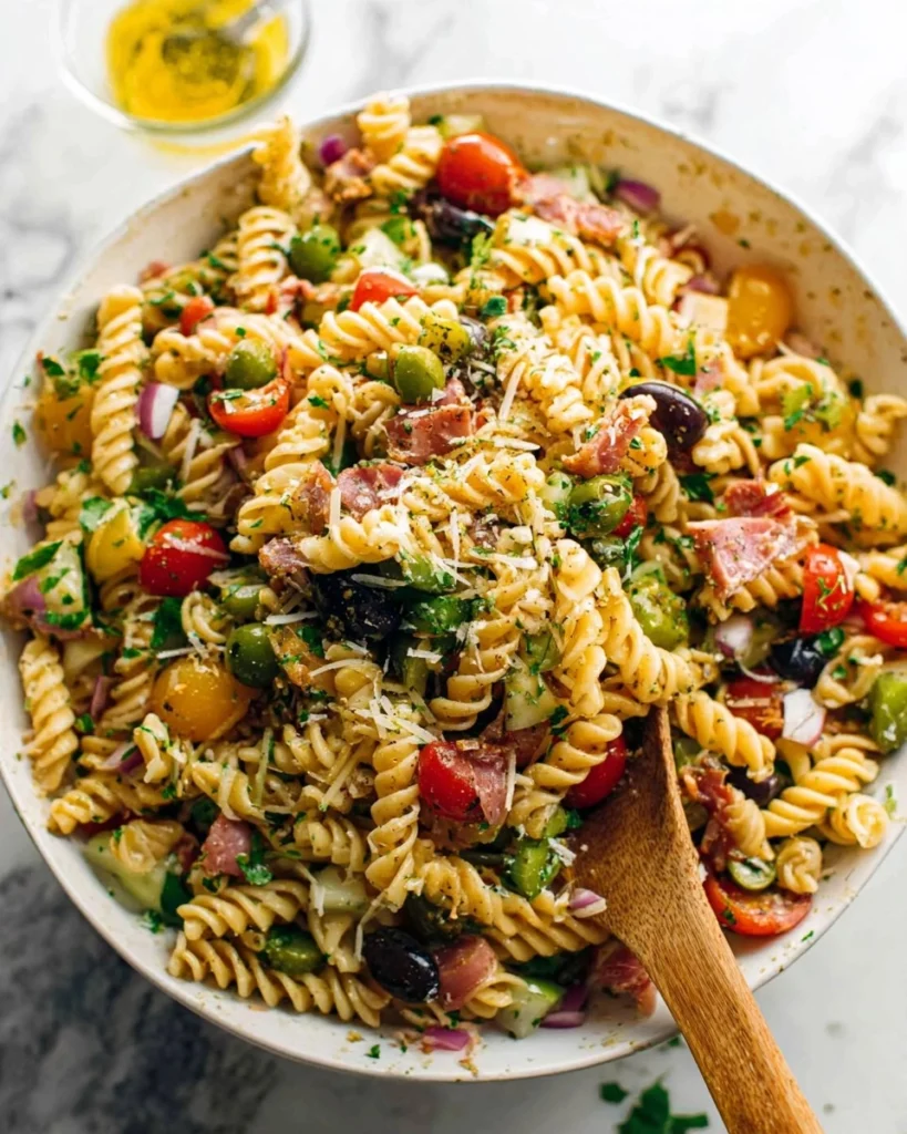 Best-Italian-Pasta-Salad-for-Picnics-Recipe