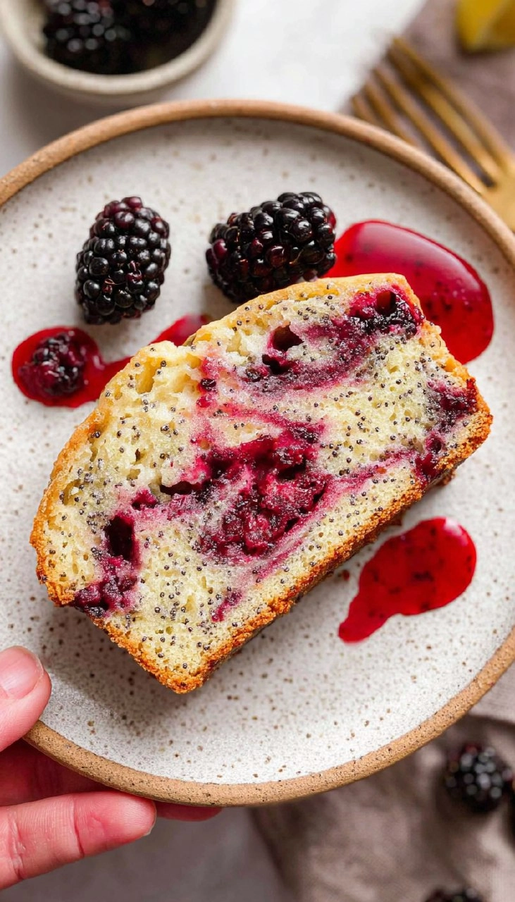 Blackberry Lemon Poppy Seed Loaf 142 Blackberry Lemon Poppy Seed Loaf