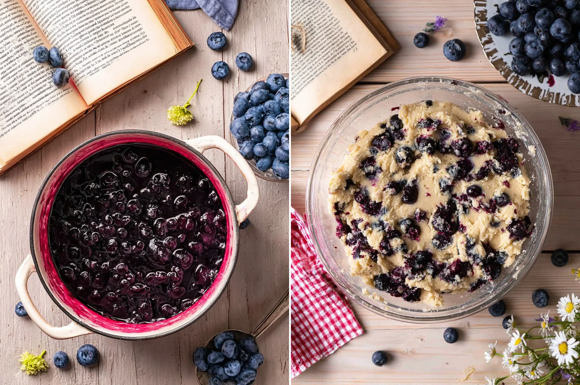 Blueberry Coffee Cake Cookies