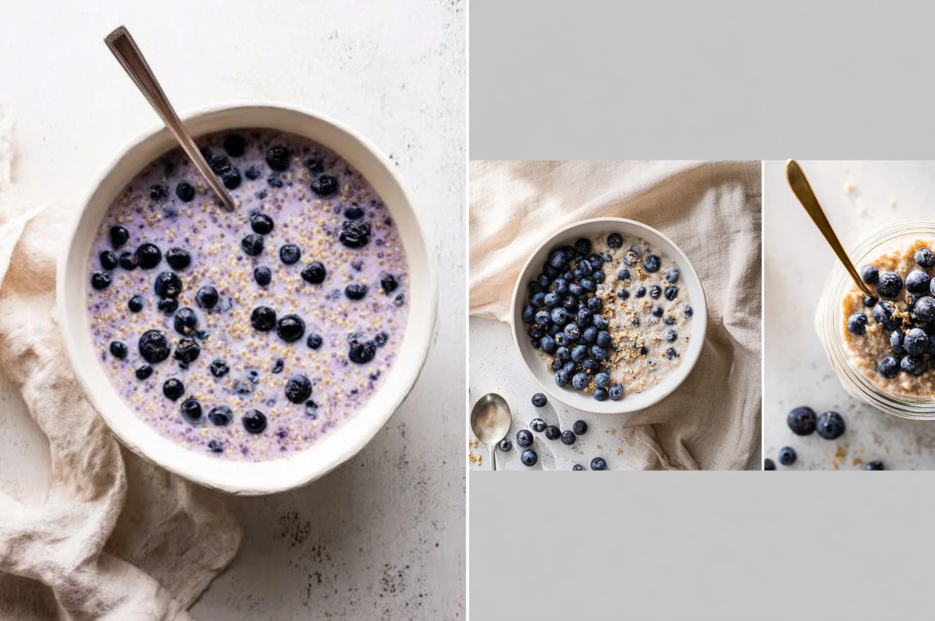 Blueberry Overnight Oats (5-Ingredient, Meal-Prep)