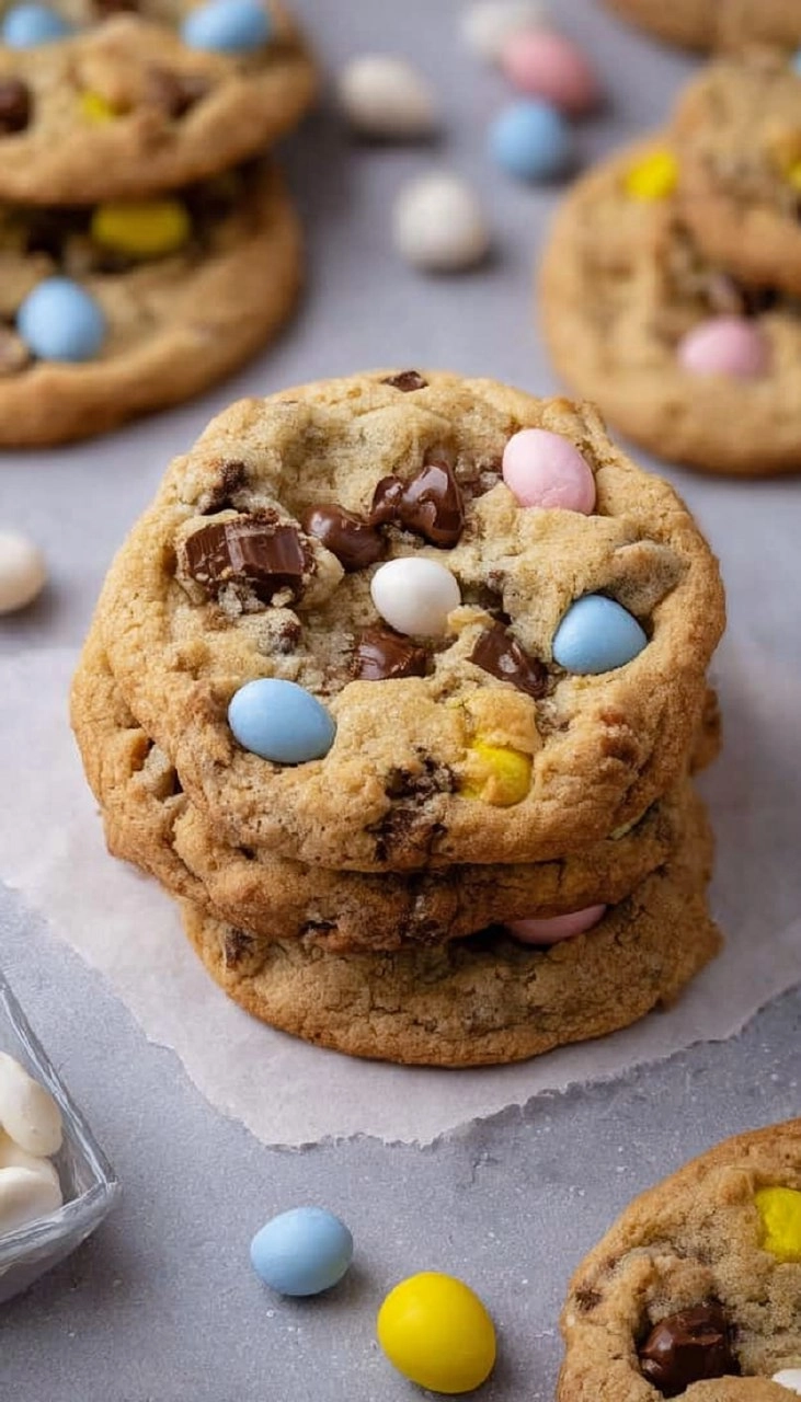 Brown Butter Cadbury Mini Egg Cookies
