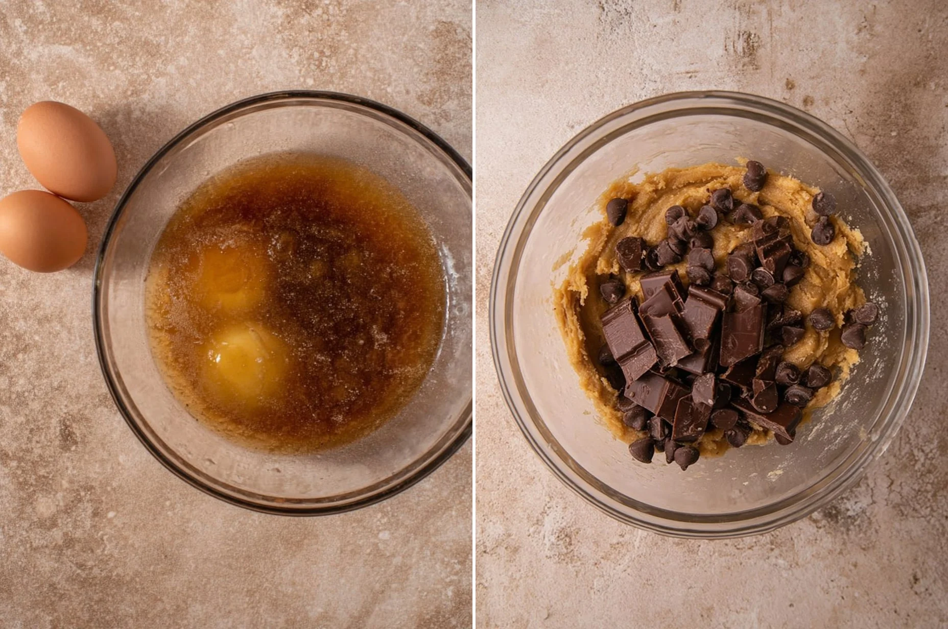 Brown Butter Scoopable Chocolate Chip Cookies
